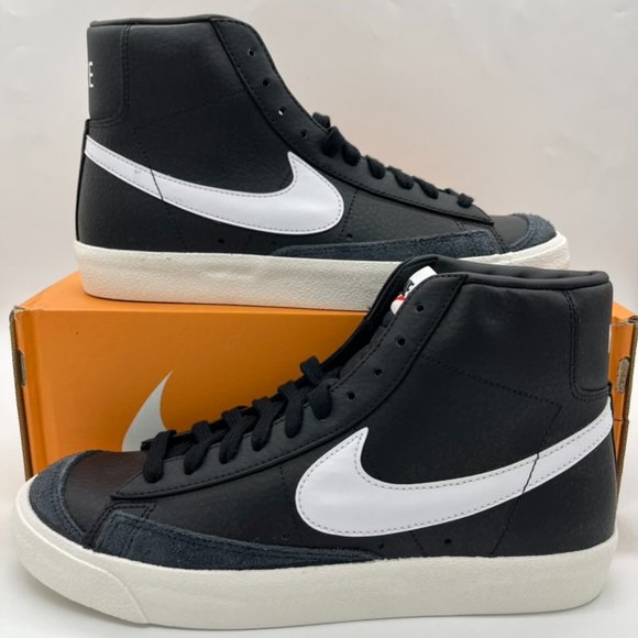 Nike Other - Nike Blazer Mid '77 VNTG Black White Sail BQ6806-002 Men's Multi Size NEW